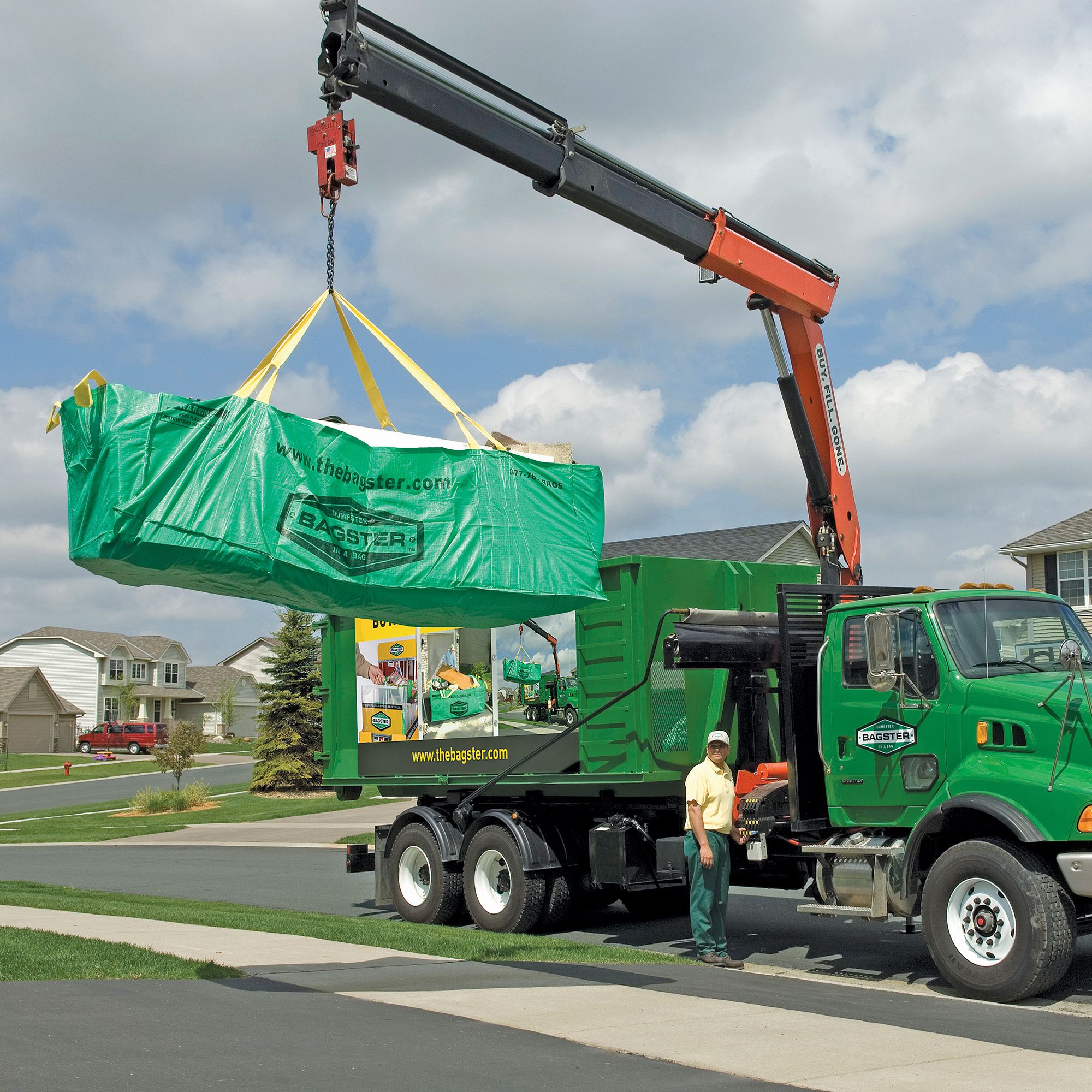 Bagster® Dumpster in a Bag® in Green