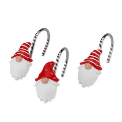 Avanti Gnome Walk Shower Curtain Hooks (Set of 12)