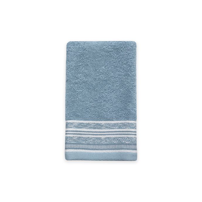 Croscill® Nomad Fingertip Towel in Blue Bed Bath and Beyond Canada