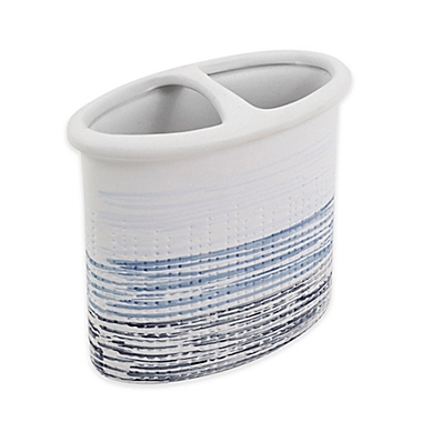 Croscill&reg; Nomad Toothbrush Holder in Blue. View a larger version of this product image.