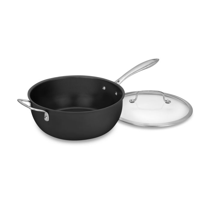 Cuisinart® DS Induction Ready Hard Anodized 12Piece Cookware Set Bed