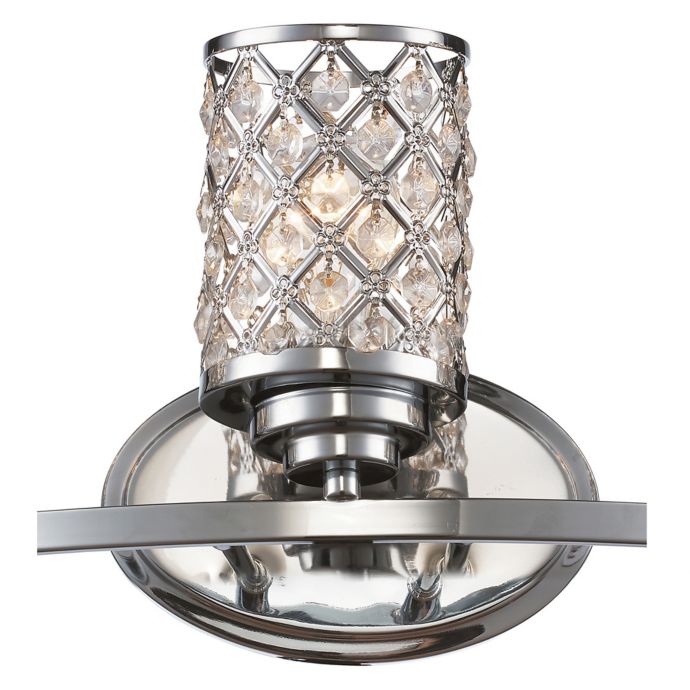 Bel Air Infusion 3 Light Vanity Light In Polished Chrome Bed Bath Beyond