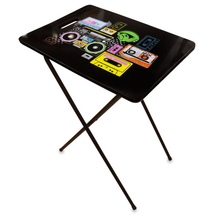 plastic folding snack tables