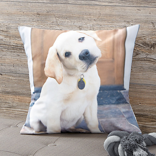 Alternate image 1 for Personalized Pet Photo Memories Throw Pillow