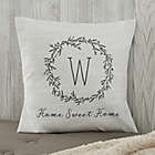 Alternate image 0 for Personalized Farmhouse Floral Throw Pillow