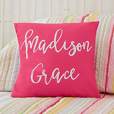Personalized Write Your Own Kids Expressions 14-Inch Throw Pillow. View a larger version of this product image.