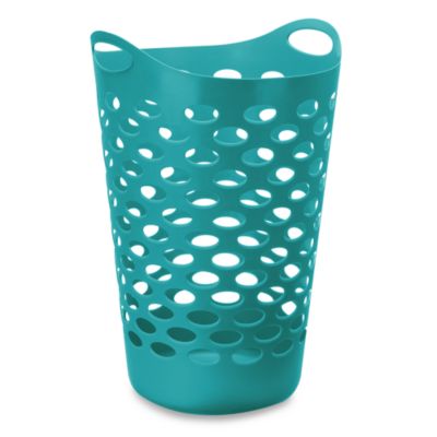 teal laundry basket