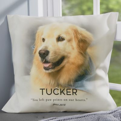 Personalized Pet Memorial 18-Inch Throw Pillow