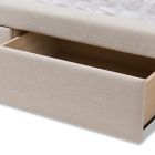 Alternate image 2 for Baxton Studio Aurelie Upholstered Storage Bed