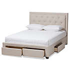 Alternate image 4 for Baxton Studio Aurelie Upholstered Storage Bed