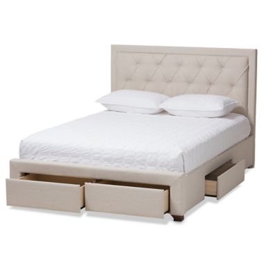 Baxton Studio Aurelie Upholstered Storage Bed. View a larger version of this product image.