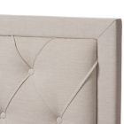 Alternate image 10 for Baxton Studio Aurelie Upholstered Storage Bed