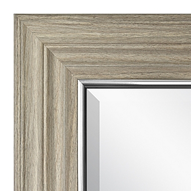 Rustic Grain Beveled Wide Frame 31.5-Inch x 65.5-Inch Floor Mirror. View a larger version of this product image.