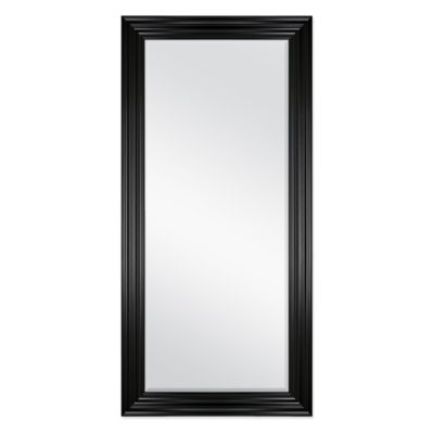 Black 31.5-Inch x 65.5-Inch Floor Mirror