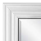 Alternate image 1 for Beveled Wide Frame 31.5-Inch x 65.5-Inch Floor Mirror in White