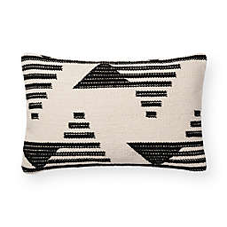 Magnolia Home Trice Square Throw Pillow in Black/White