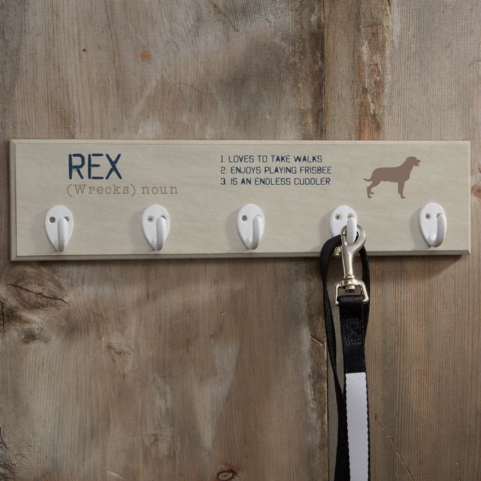 Personalized Definition Of My Dog Leash Hanger Bed Bath Beyond