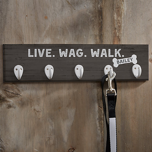 Alternate image 1 for Personalized Farmhouse Style Leash Hook