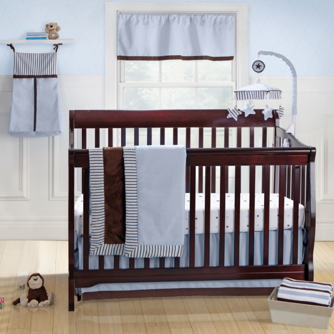 Brandon Blue Crib Bedding Collection Bed Bath Beyond