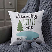 Personalized Woodland Adventure Tree Baby Throw Pillow