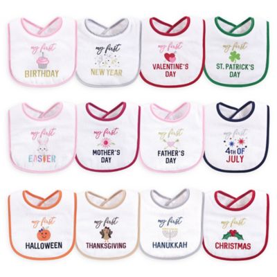 first holiday bibs