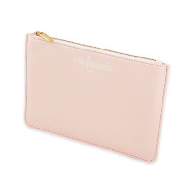 Cathy&#39;s Concepts Vegan Leather Clutch in Pink