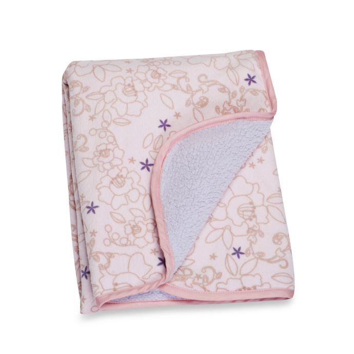 Kidsline Fleur Print Boa Blanket Buybuy Baby