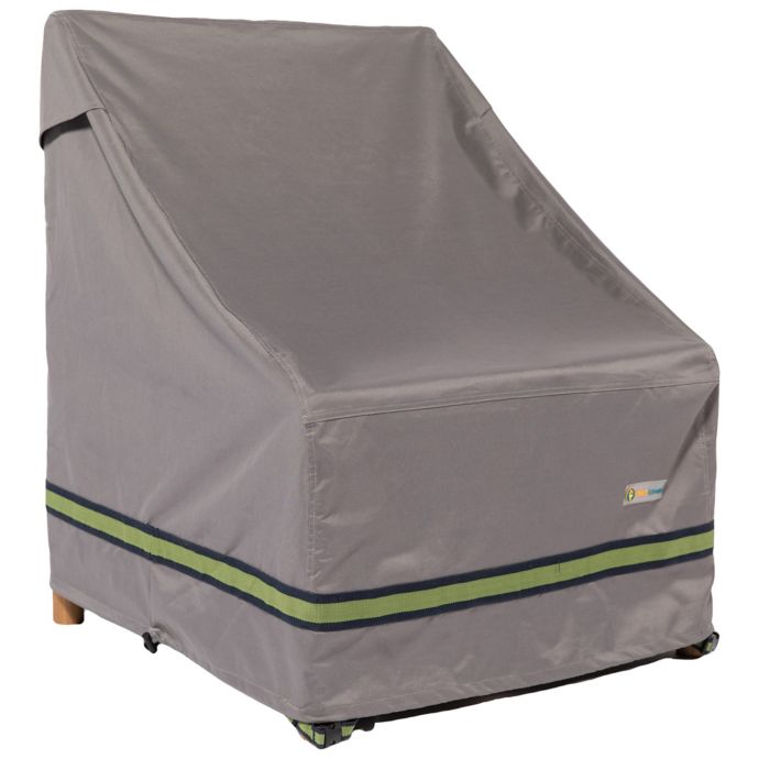 Soteria Polyester Water Resistant Chair Cover In Grey Bed