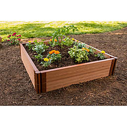 Frame It All Star 4' x 4' Square Garden Bed in Sienna