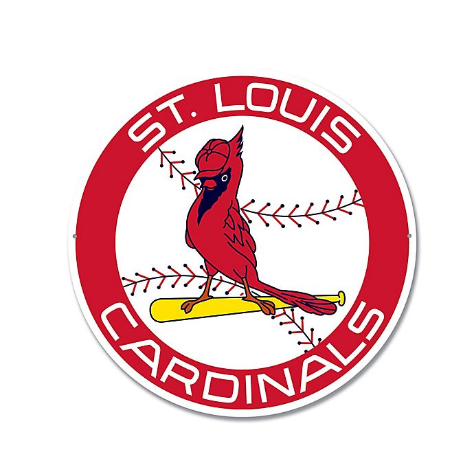 MLB St. Louis Cardinals 1966 Logo 12-Inch x 12-Inch Laser Cut Street Sign | Bed Bath & Beyond