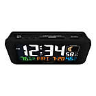Alternate image 2 for La Crosse Technology Atomic Color LCD Alarm Clock in Black