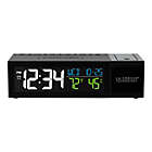 Alternate image 0 for La Crosse Technology Pop-Up Projection Alarm Clock in Black