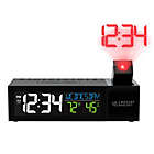 Alternate image 1 for La Crosse Technology Pop-Up Projection Alarm Clock in Black