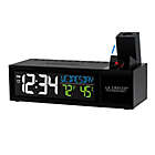 Alternate image 2 for La Crosse Technology Pop-Up Projection Alarm Clock in Black
