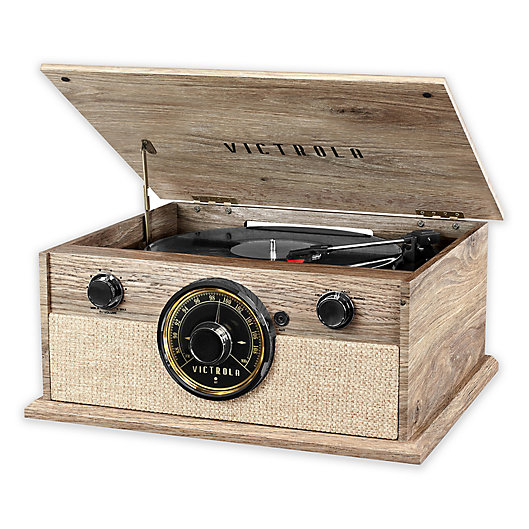 Alternate image 1 for Victrola Wooden Music Center with Bluetooth