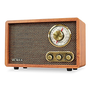Victrola&trade; Wood Bluetooth FM/AM Radio. View a larger version of this product image.