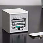 Alternate image 3 for Gingko&reg; Cube Click Alarm Clock in White