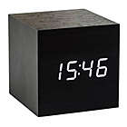Alternate image 0 for Gingko&reg; Cube Click Alarm Clock in Black/White