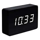 Alternate image 0 for Gingko&reg; Brick Click Alarm Clock in Black/White
