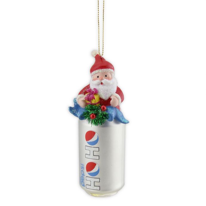 Silver Ho Ho Diet Pepsi™ Can Christmas Ornament | Bed Bath ...