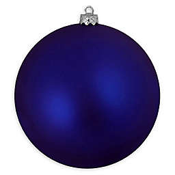 Northlight® 4-Inch Matte Ball Ornaments in Royal Blue (Set of 12)