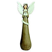 24-Inch Angel Figurine in Brown