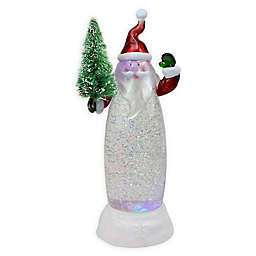 Northlight® 11-Inch Lighted Santa Claus Glitterdome