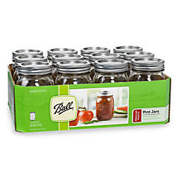 Ball&reg; Regular Mouth 12-Pack 1-Pint Glass Canning Jars