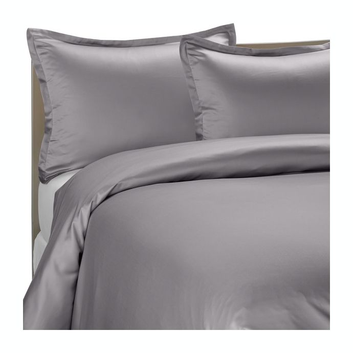 Pure Beech Modal Sateen Duvet Cover Set In Grey Bed Bath Beyond