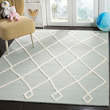 Safavieh Kids&reg; Latice 8&#39; x 10&#39; Rug in Mint. View a larger version of this product image.