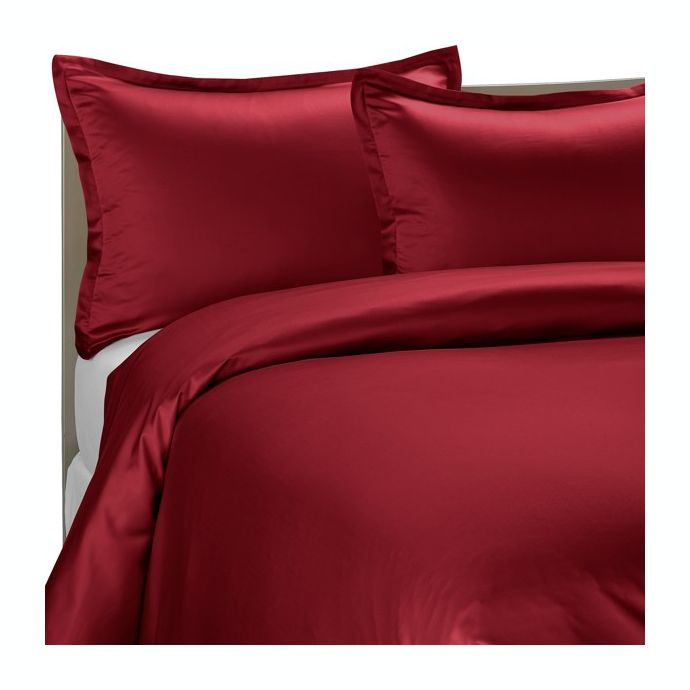 Pure Beech Modal Sateen Duvet Cover Set In Red Bed Bath Beyond