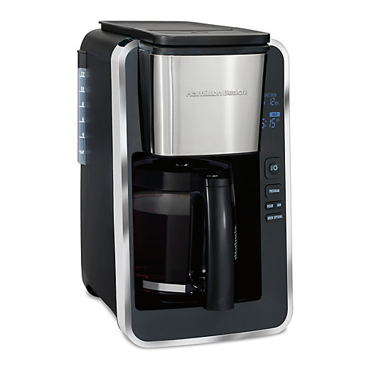Alternate image 1 for Hamilton Beach® Easy Access Deluxe 12-Cup Coffee Maker in Black