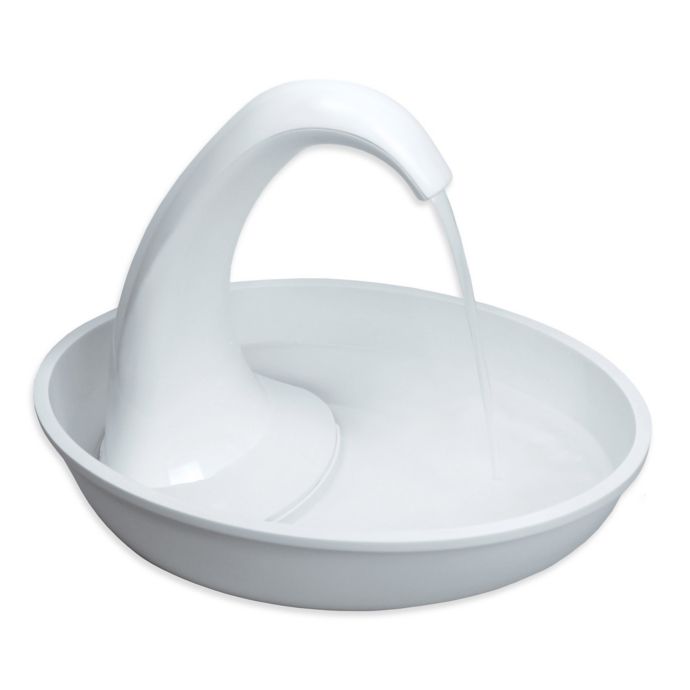 Brookstone Motion Sensor Pet Water Fountain In Natural Bed Bath Beyond