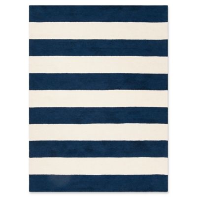 navy nursery rug